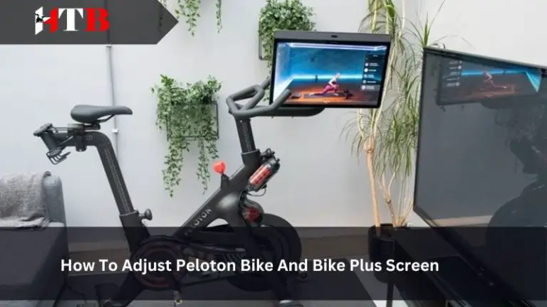 Adjusting 2024 peloton screen