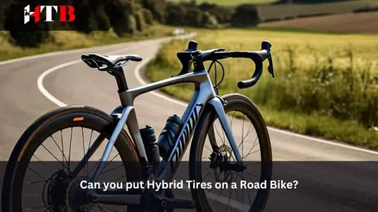 Can you put Hybrid Tires on a Road Bike?